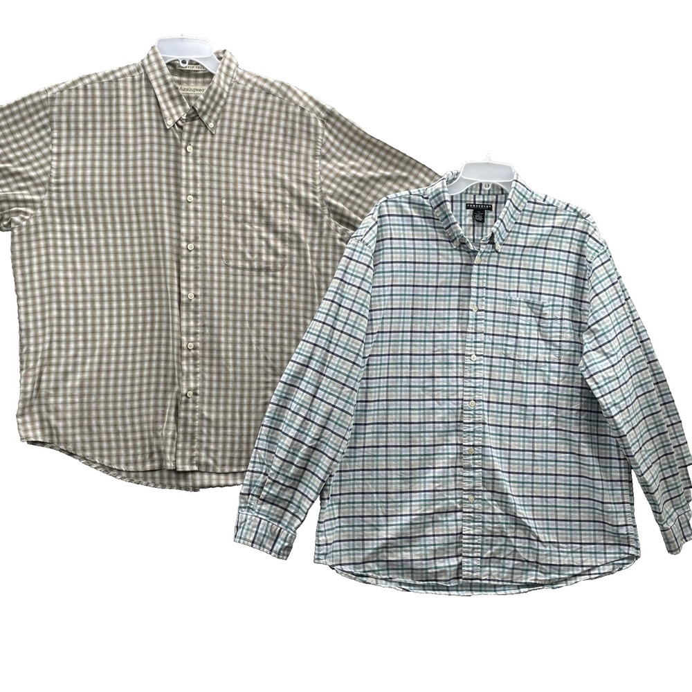 Musingwear Consensus Shirt Lot of 2 Men XL/XXL Sport Business Casual Outdoor 90s